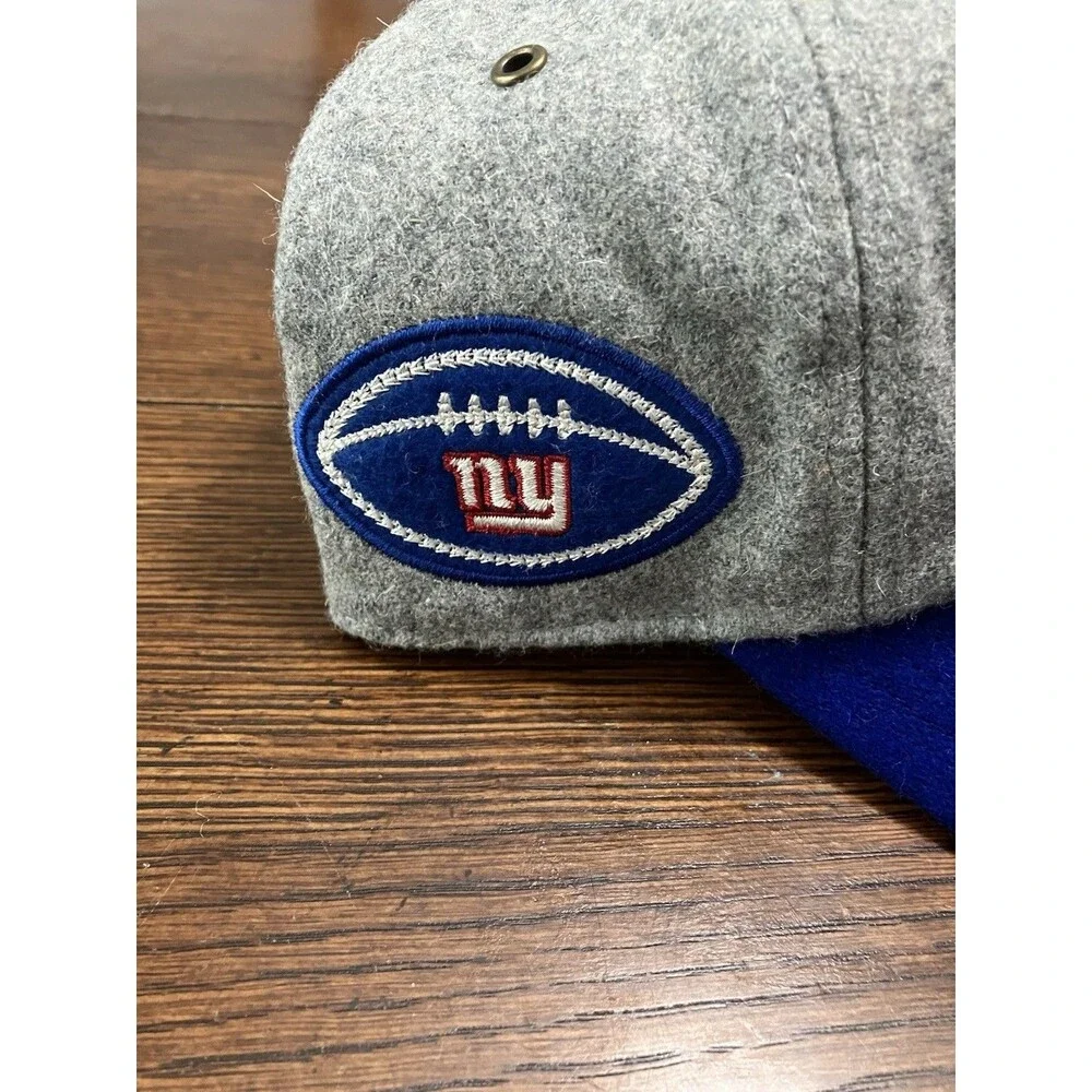 New 47 Clean Up x Stoney Clover Lane Giants Retro Wool Gray Strapback Hat NWT